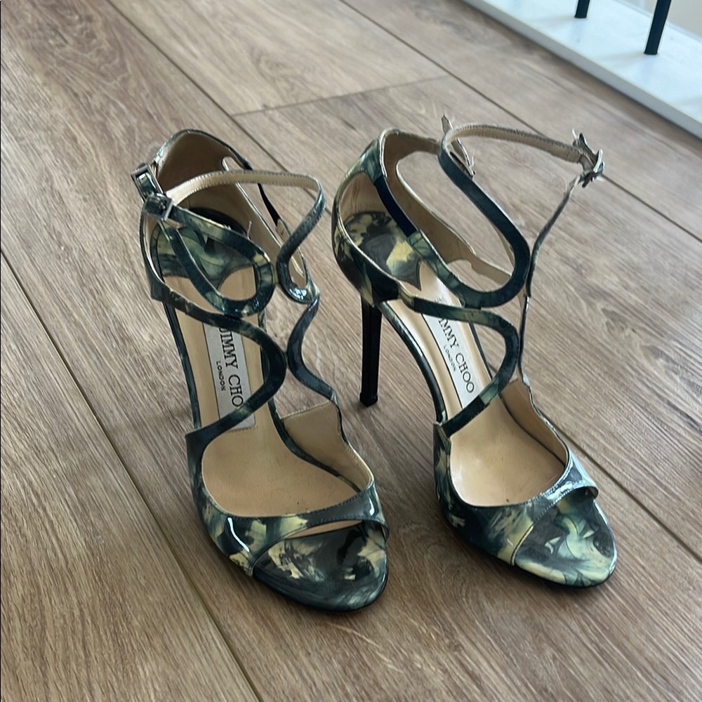 Jimmy Choo Women's Strappy Heels - multi blue